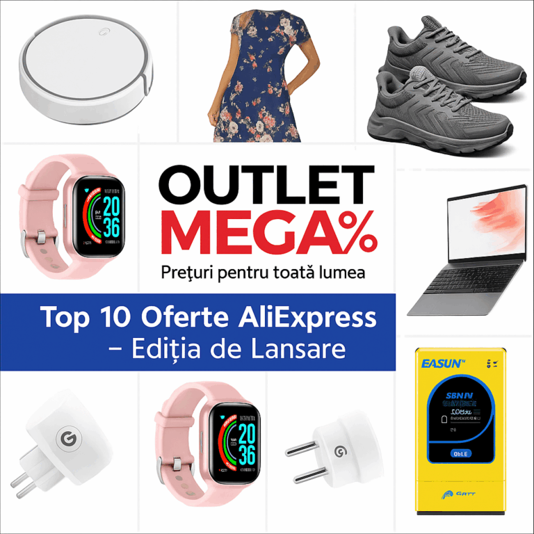 Top 10 oferte AliExpress 2025 – OutletMega lansare reduceri