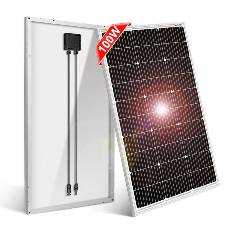 Dokio Brand Solar Panel China 100W Monocrystalline Silicon 18V celulas solares silicio Top quality Solar battery solar charger