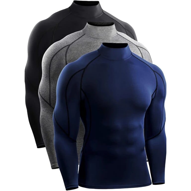 Men's Running T Shirt Sportswear Long Sleeve Male Tracksuit Elastic Rashgard Gym Fitness Tights Training Compression T-shirt Men