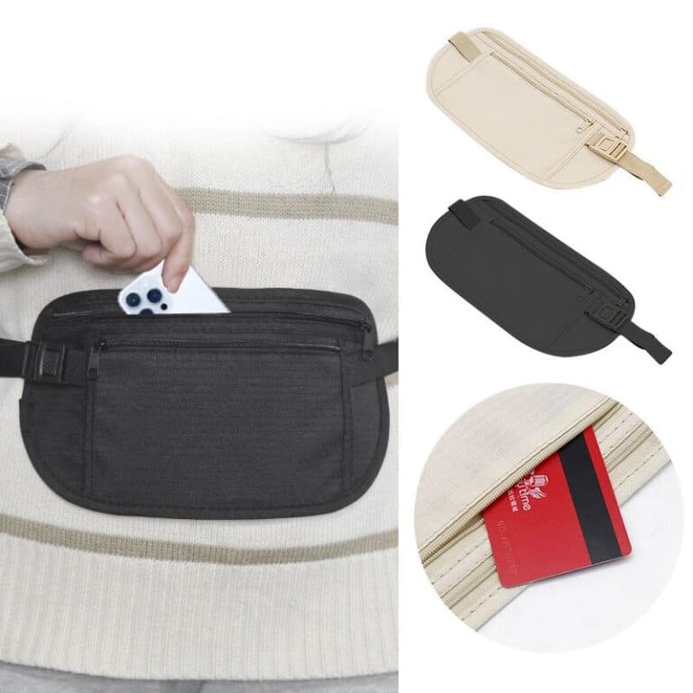 Running Waist Bag Sports Belt Pouch Mobile Phone Case Men Women Invisible Waist Pack Cycling Hiking Gym Sports Bags Fanny Pack